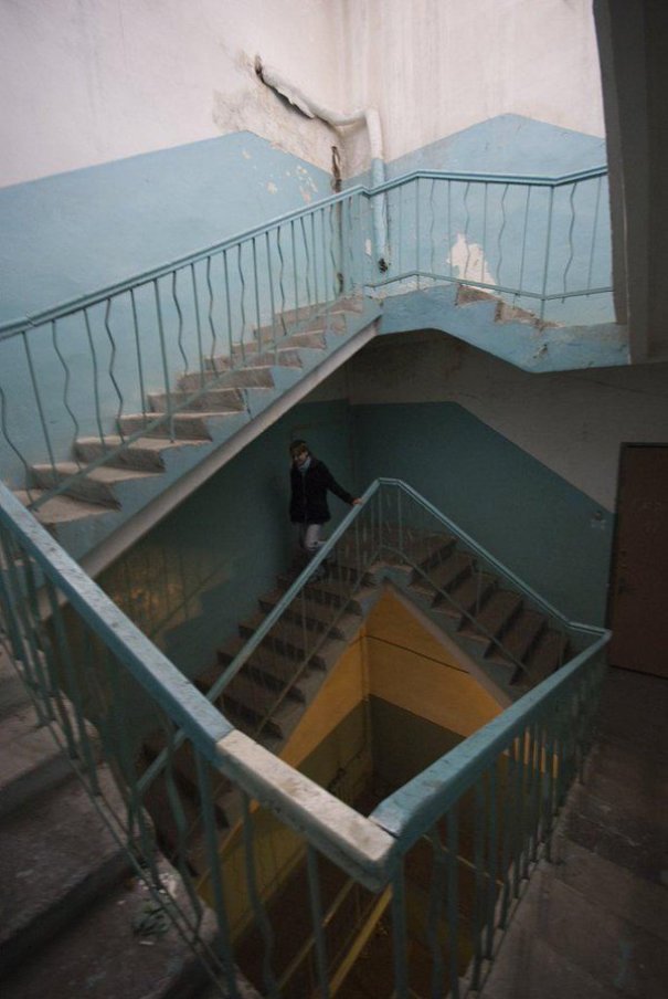 Crazy Stairs Look Like A M.C. Escher Painting, Not Sure Why Anybody Would Build Like This