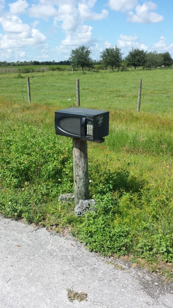 My Neighbors' Mailbox Is A Microwave