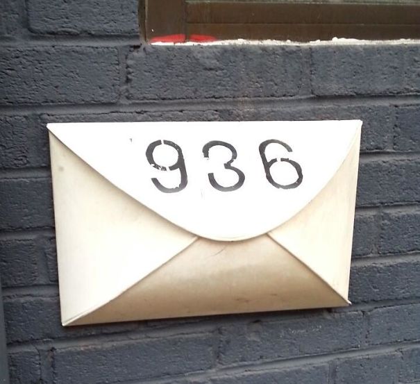 This Mailbox Is In The Shape Of An Envelope