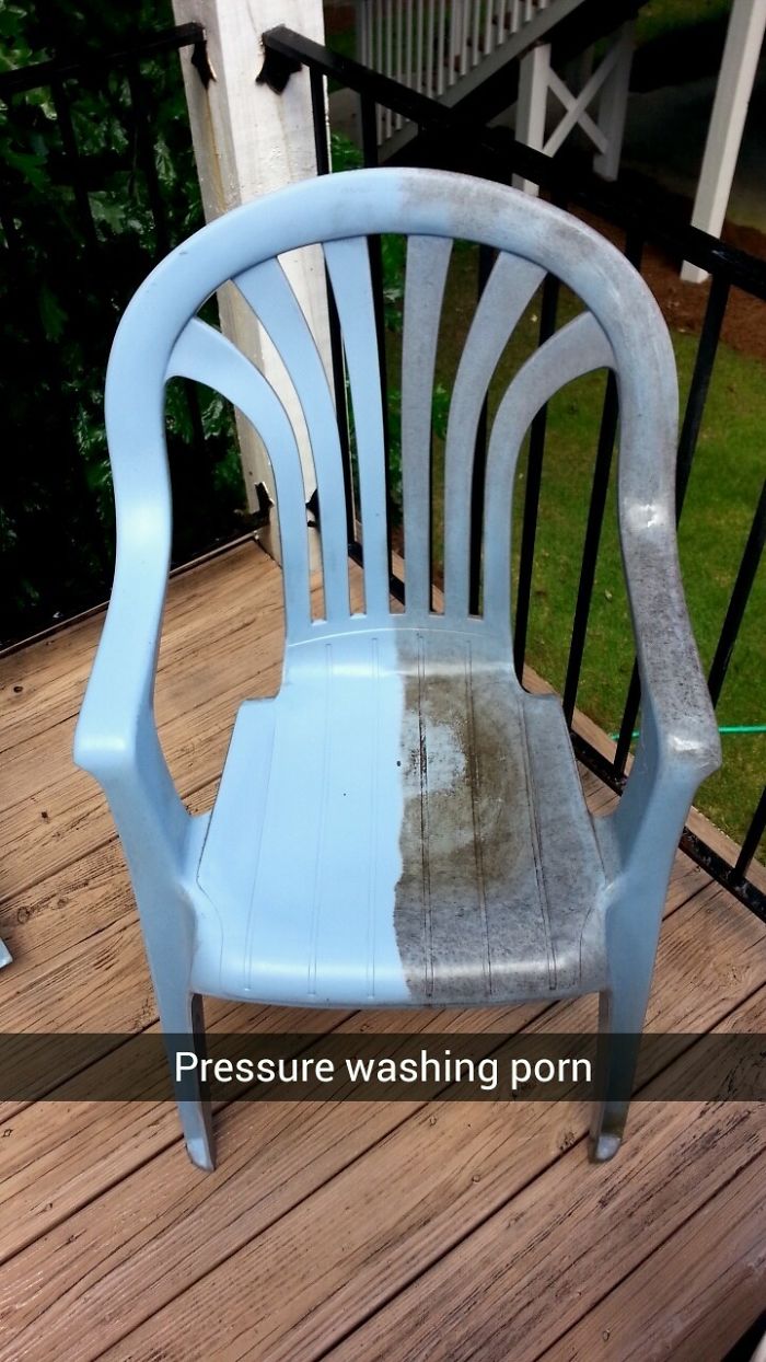 Cleaned A Couple Chairs Yesterday