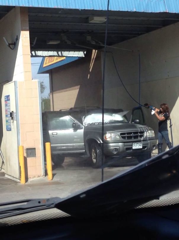I Saw Someone Washing Their SUV Today