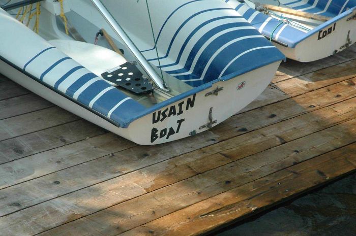 A Clever Name For A Racing Sail Boat