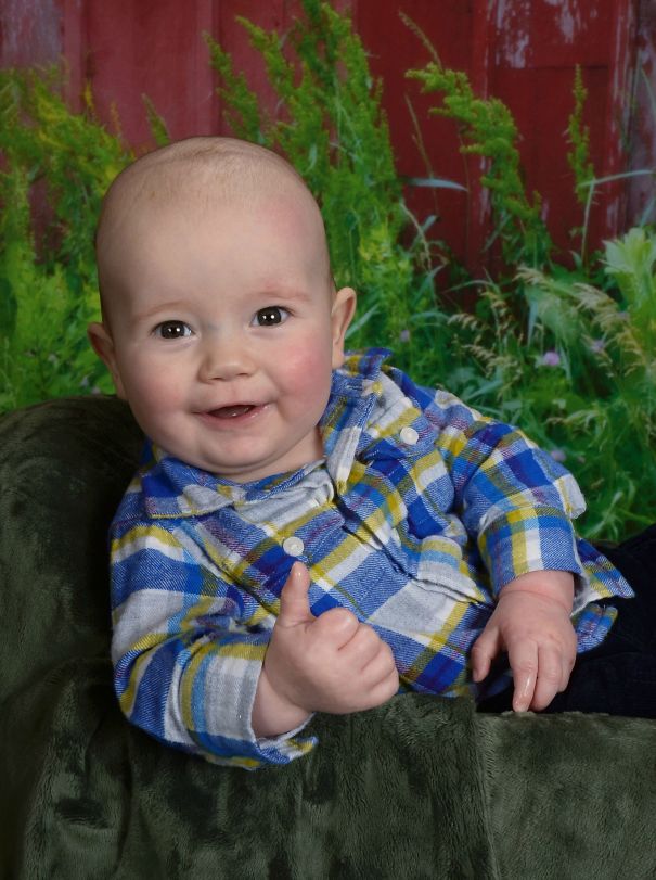 At 5 Months Old My Son Already Has The Best School Photo Ever