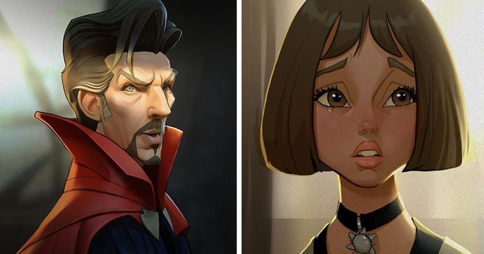 This Artist Turns Movie Characters Into Cartoons