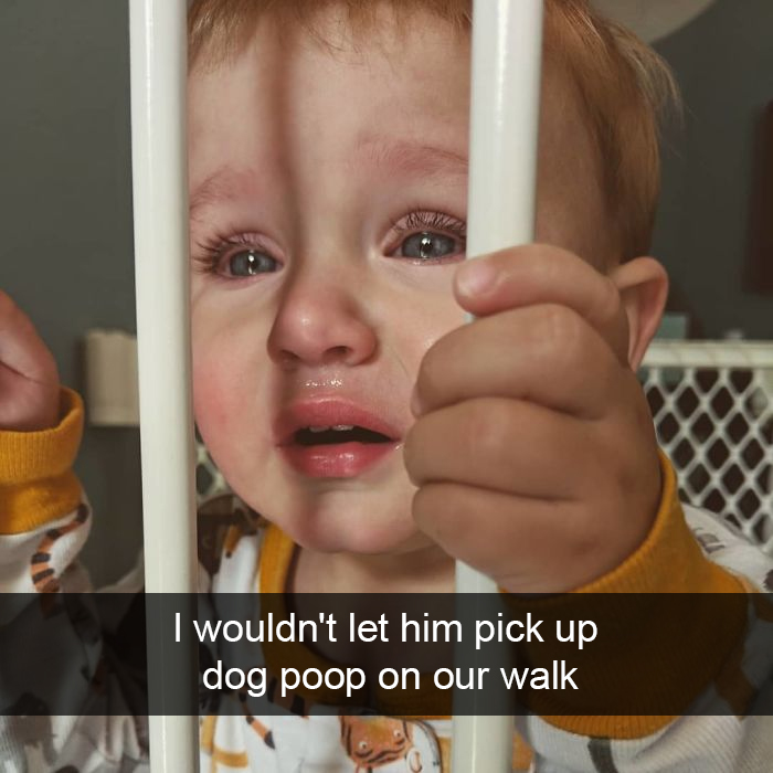 I Wouldn't Let Him Pick Up Dog Poop On Our Walk
