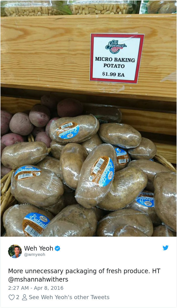 Single Wrapped Potatoes