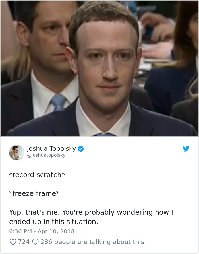 Cambridge Analytica Congress Testifying Mark Zuckerberg