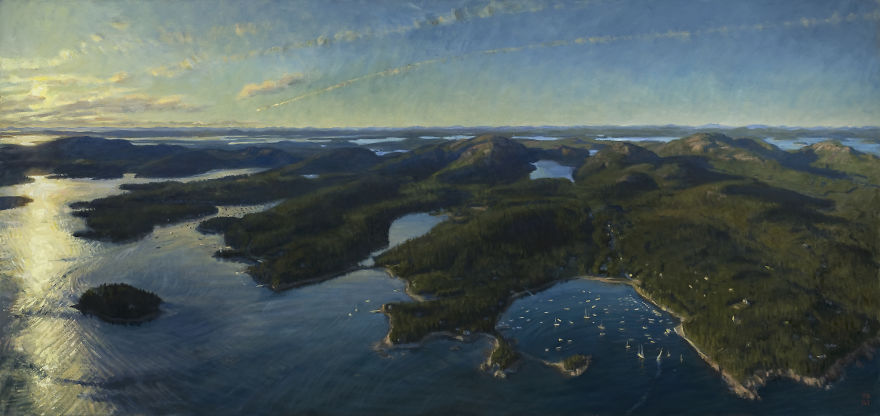 Breathtaking Paintings Of Landscapes Will Make You Think They Are Photographs