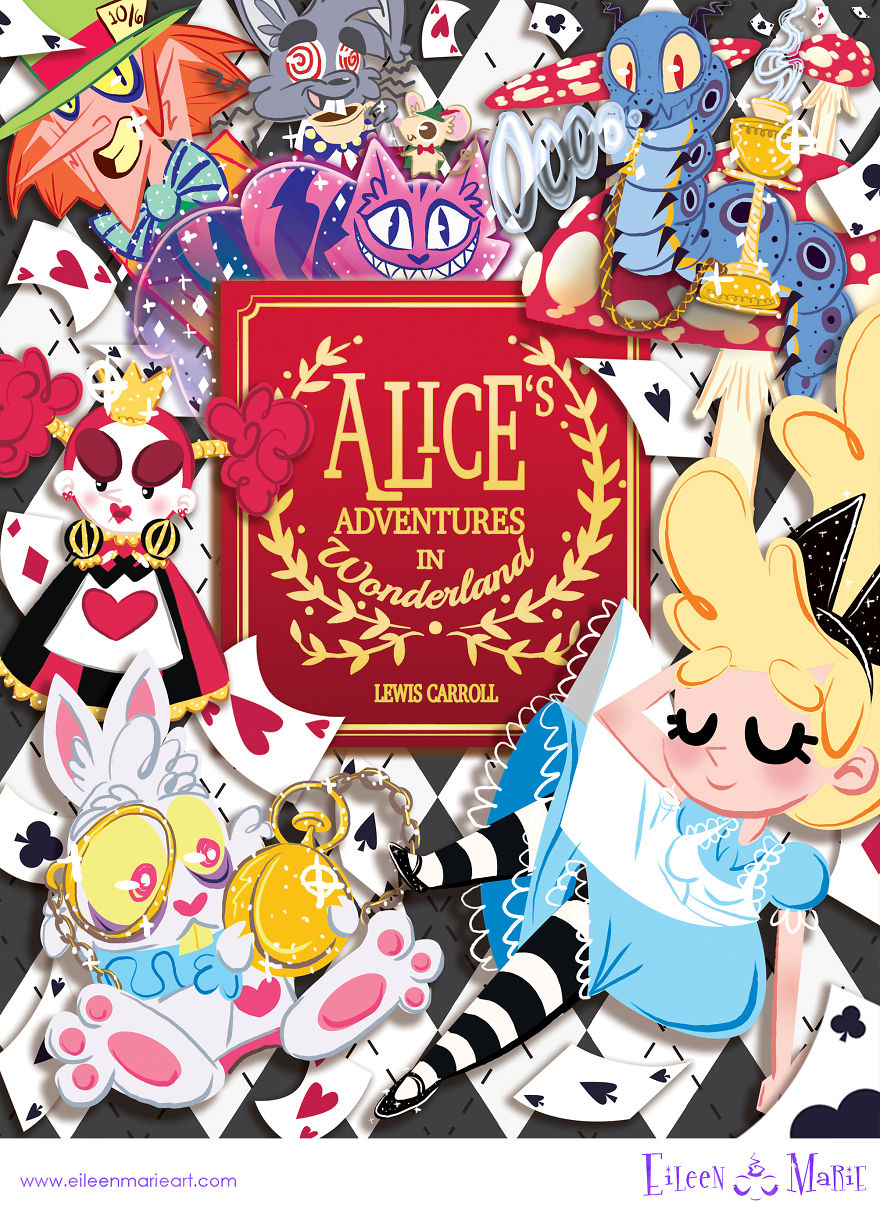 I Illustrated Alice's Adventures In Wonderland