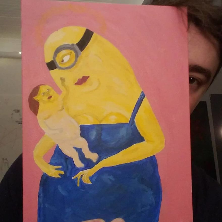 Artist Does Odd "Artwork" Of The Minions And You Will Surely Find Them Cute Ugly Artist Does Odd "Artwork" Of The Minions And You Will Surely Find Them Cute Ugly