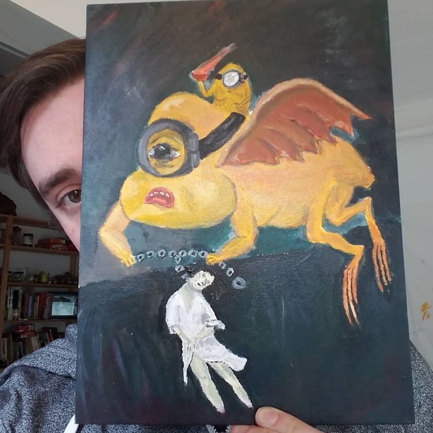Artist Does Odd "Artwork" Of The Minions And You Will Surely Find Them Cute Ugly Artist Does Odd "Artwork" Of The Minions And You Will Surely Find Them Cute Ugly