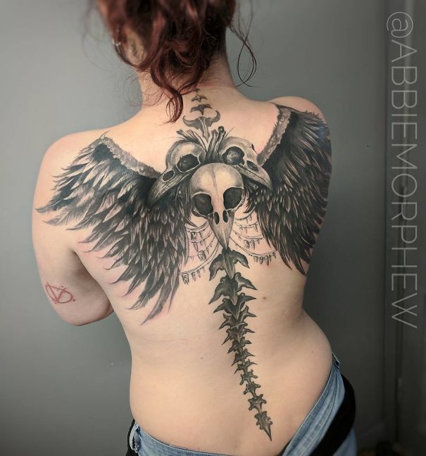 Spine Tattoo Design