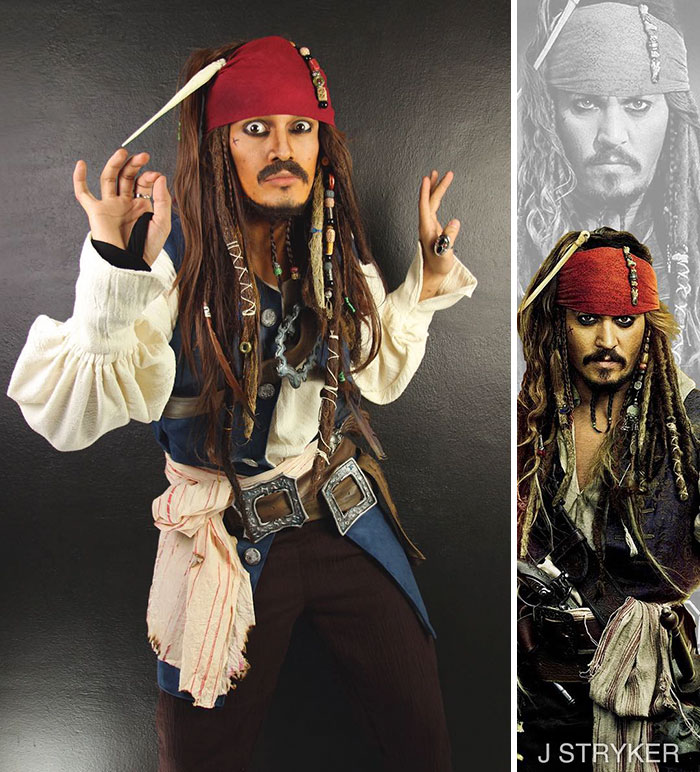 Jack Sparrow From Pirates Of The Caribbean