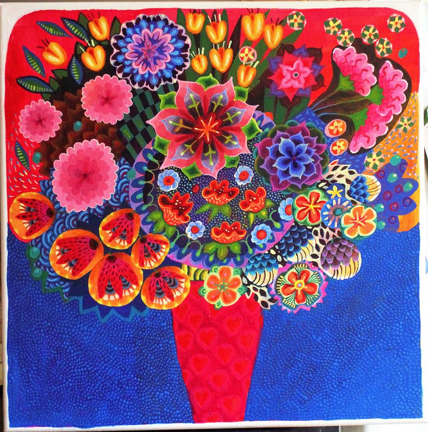 It May Be Raining But There's Plenty Of Colour In The Studio .... It May Be Raining But There's Plenty Of Colour In The Studio ....