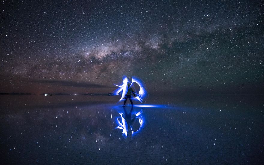 Dream Comes True: Star Wars Within Billions Of Stars At Largest Mirror On Earth, Salar De Uyuni