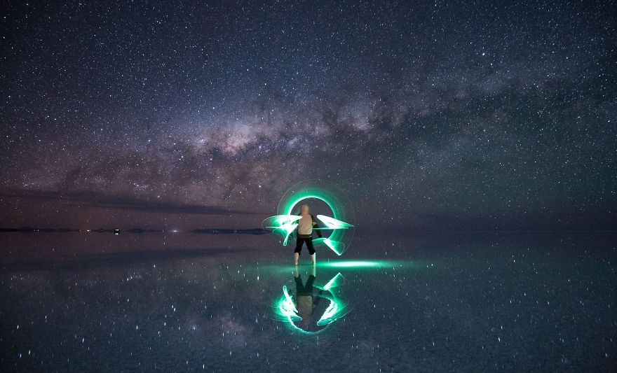Dream Comes True: Star Wars Within Billions Of Stars At Largest Mirror On Earth, Salar De Uyuni
