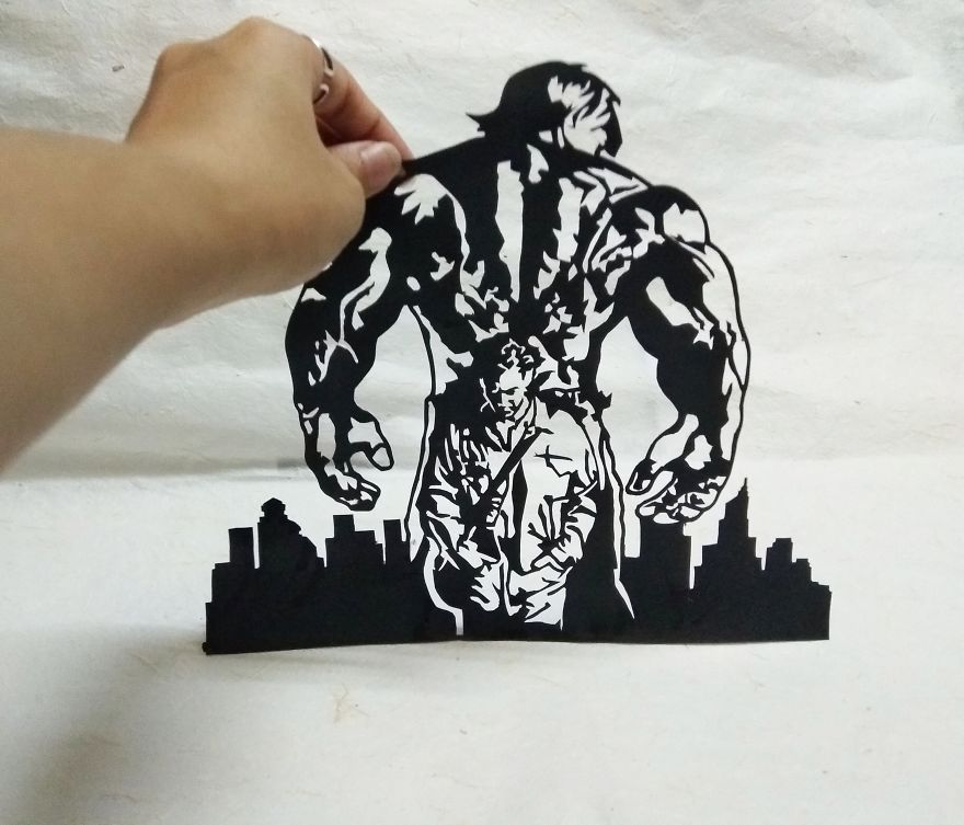 Infinity War Characters Paper Cut Art