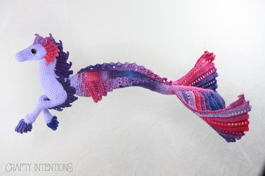It Took Months For Me To Make A Herd Of Mermaid Unicorns And Merhorses From Yarn...