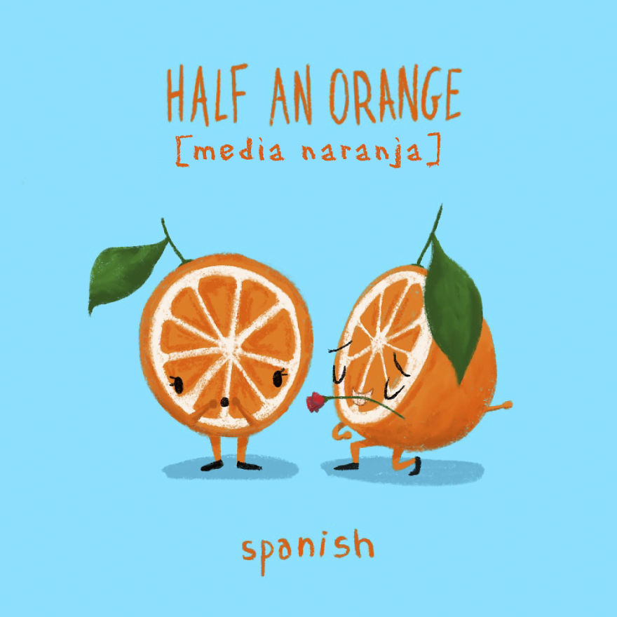 Half An Orange - Spanish