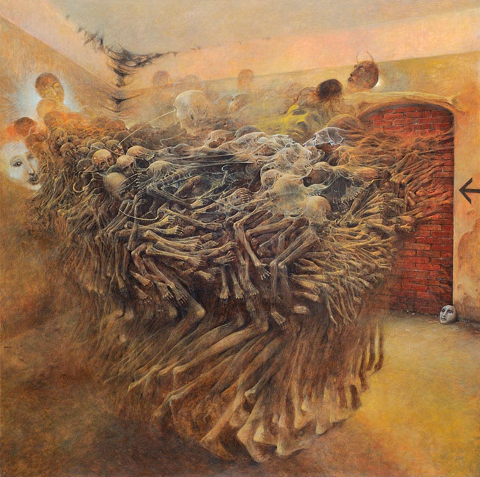 Untitled Painting. Zdzisław Beksiński
