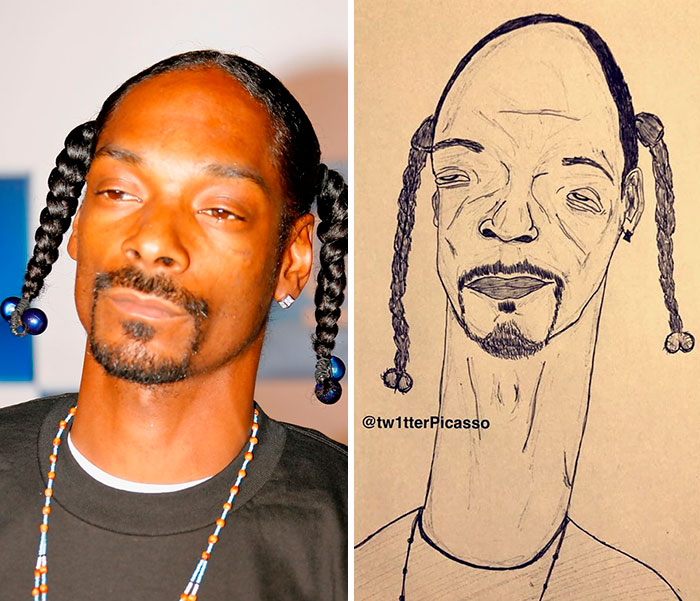 67 Bad Drawings Of Celebrities By Tw1tterPicasso That Cracked Us Up