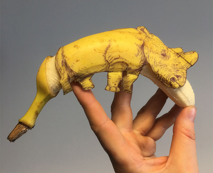 Artist Transforms Bananas Into Works Of Art, And The Result Is Surprisingly Good