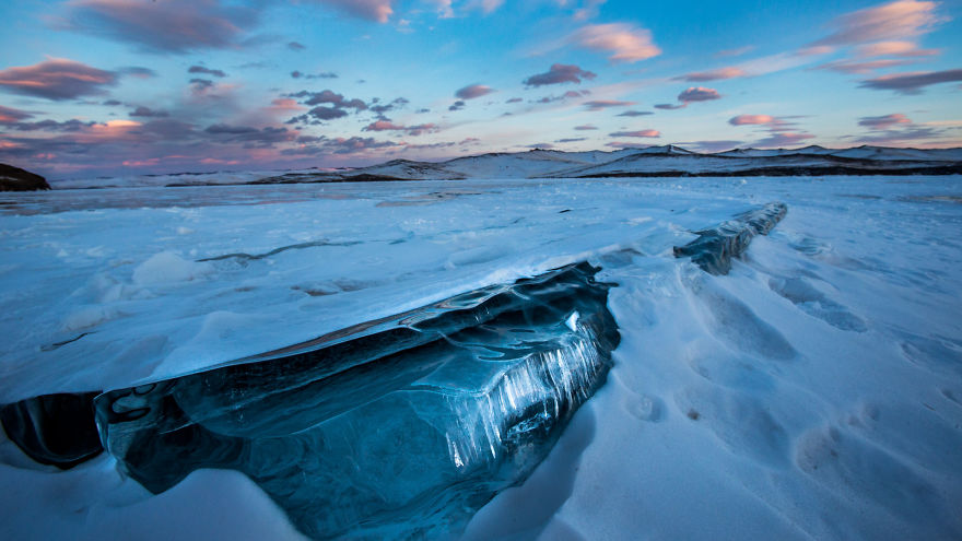 Winter In Siberia, On Lake Baikal