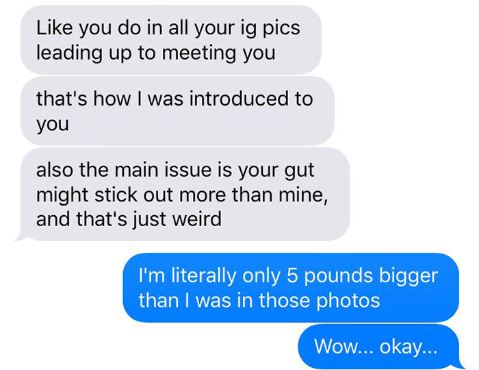 Woman Shares Boyfriend's Body Shaming Texts On Twitter Asking What To Do, Dumps Him With Internet's Help