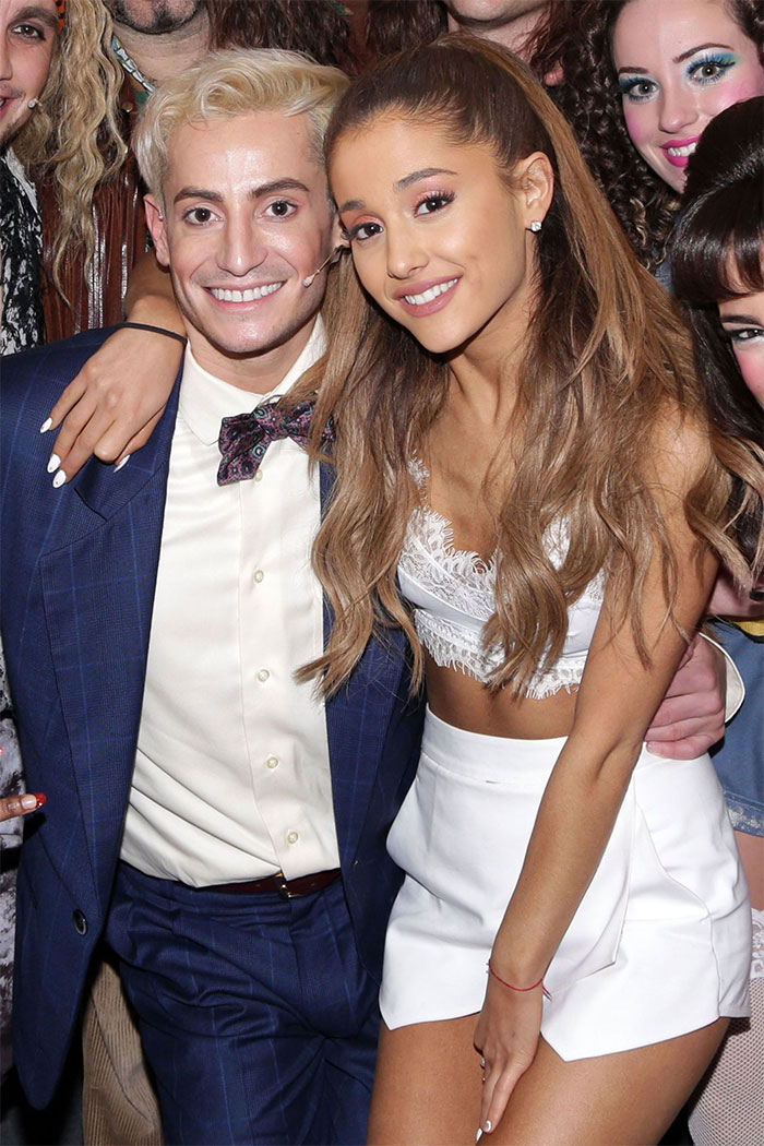 Ariana Grande With Her Brother Frankie