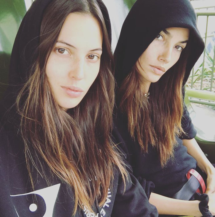 Lily Aldridge With Her Sister Ruby