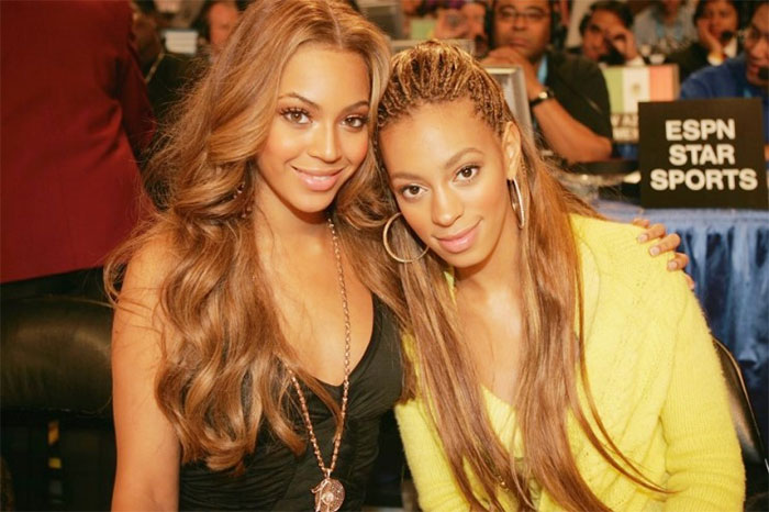 Beyonce With Her Sister Solange