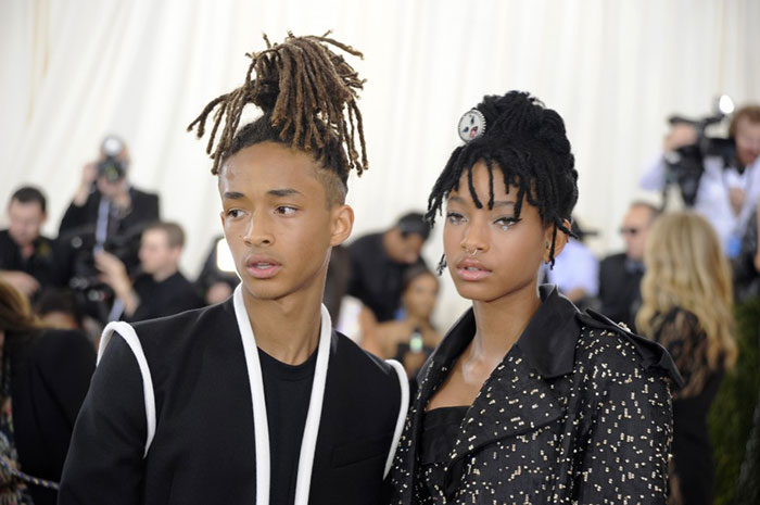 Jaden Smith With His Sister Willow