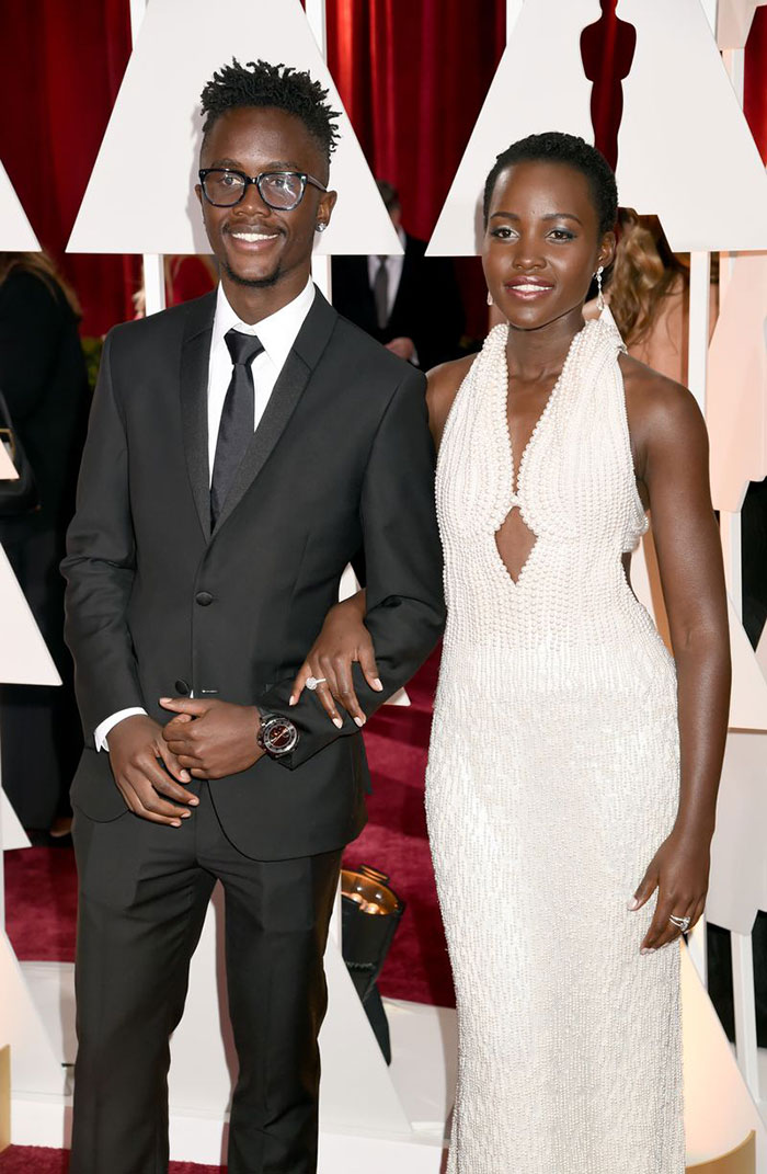 Lupita Nyong'o With Her Brother Peter