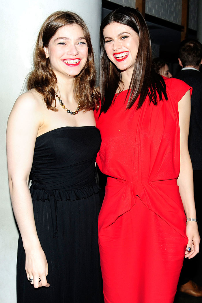 Alexandra Daddario With Her Sister Catherine