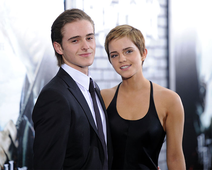 Emma Watson With Her Brother Alex