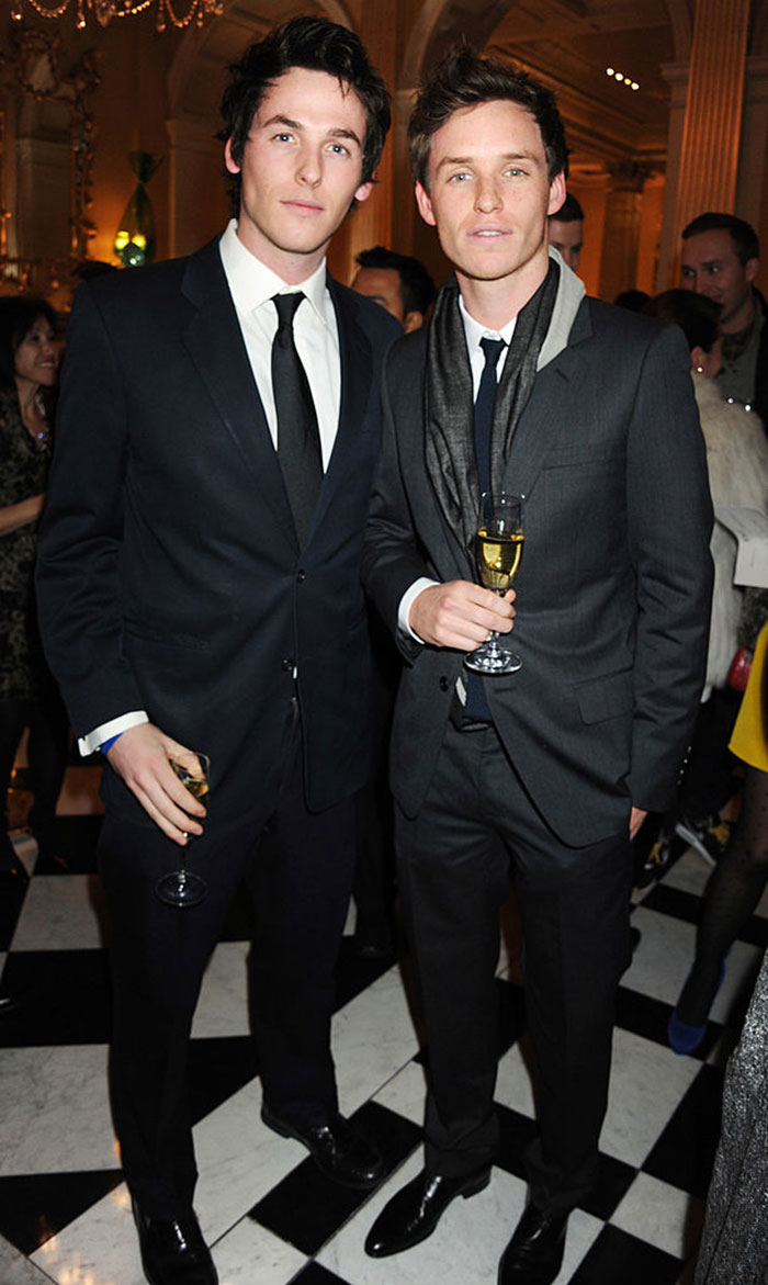 Eddie Redmayne With His Younger Brother Tom