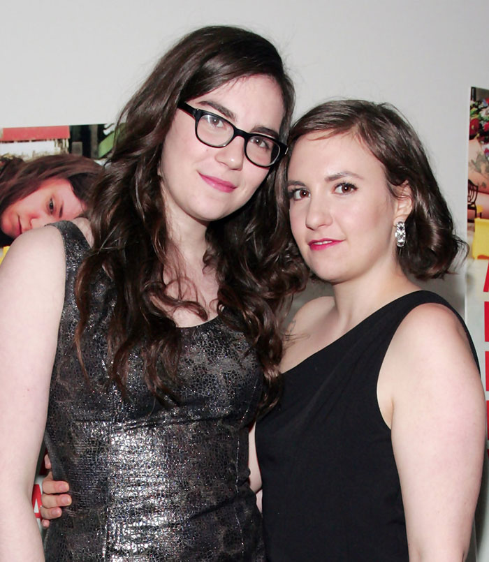 Lena Dunham With Her Sister Grace