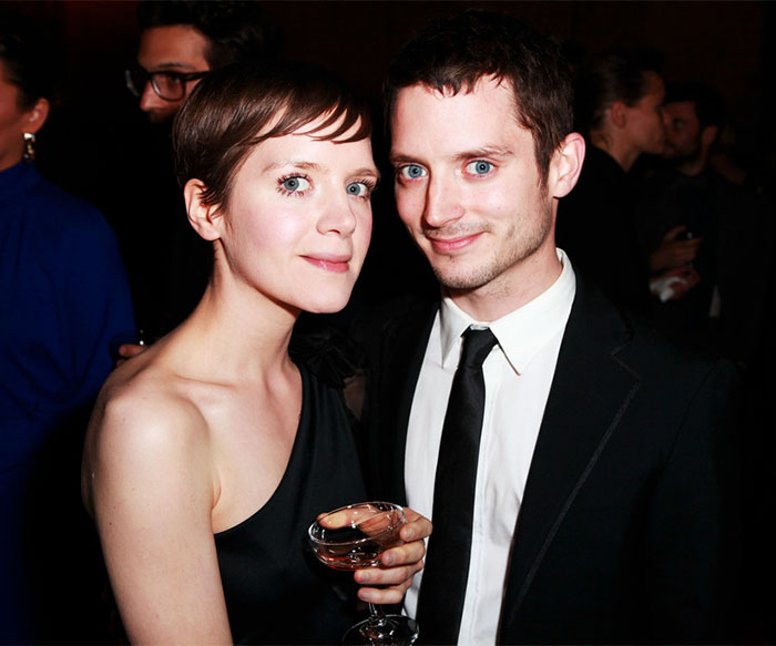 Elijah Wood With His Younger Sister Hannah