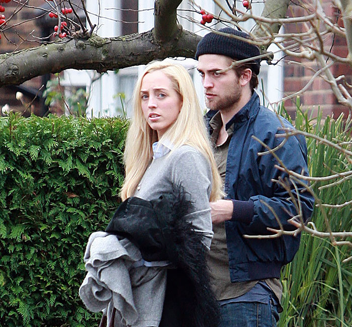 Robert Pattinson With His Sister Lizzy