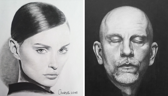 Hyper-Realistic Portraits With Just One Pencil