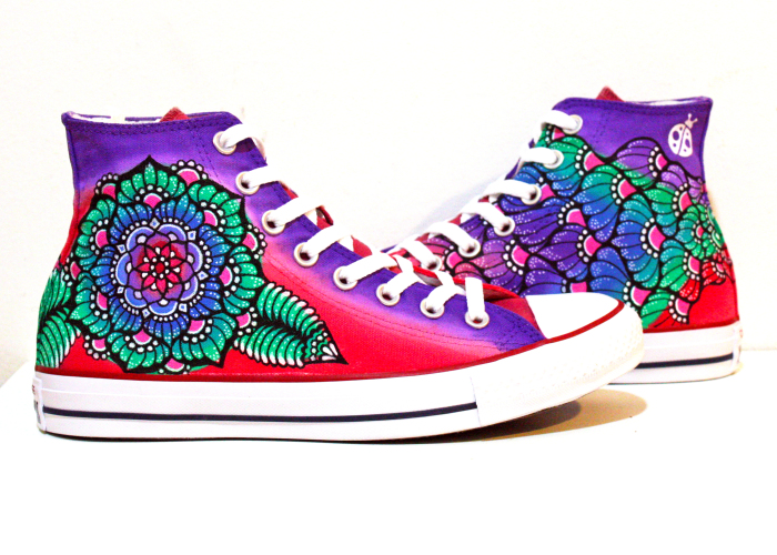 I Spent The Long Weekend Hand-Painting These Sneakers
