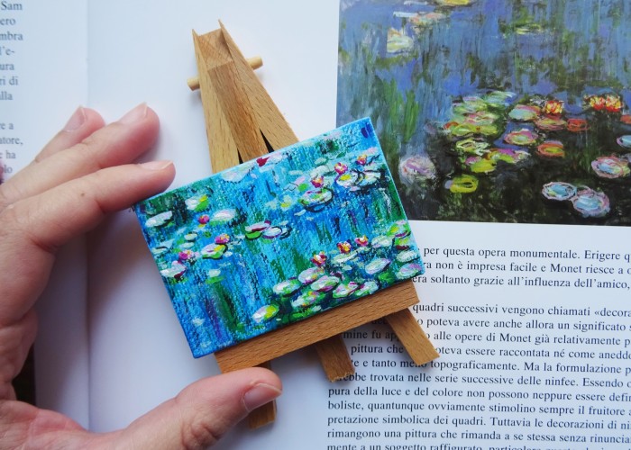 I Use Tiny Canvases To Create Miniature Versions Of Iconic Paintings (30 Pics)