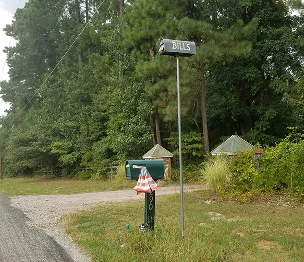 This Out-Of-Reach Mailbox For Bills