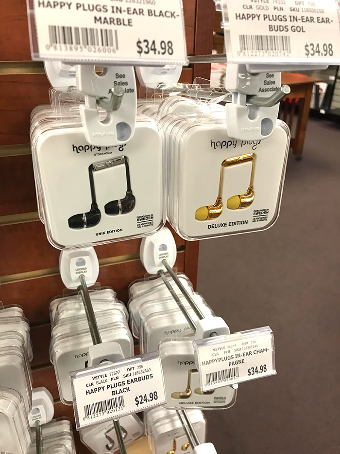 Headphone Packaging Designed To Look Like Musical Notes