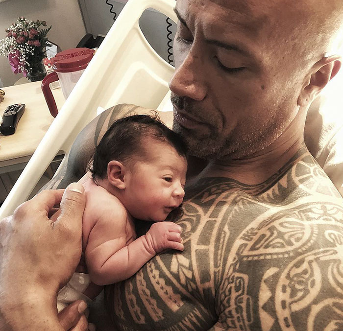 The Rock Welcomes A Baby Girl, And His Feminist Message Takes It To The Next Level