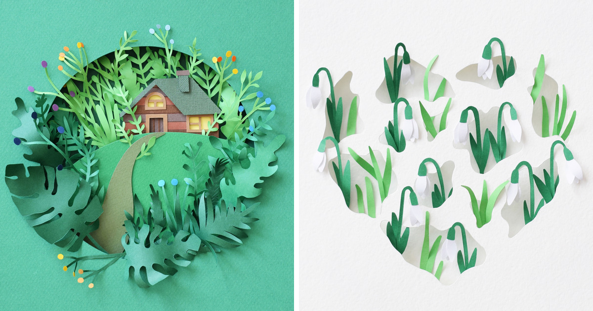 I Made Hundreds Of Paper Plants To Bring Spring Closer, Or Paper World