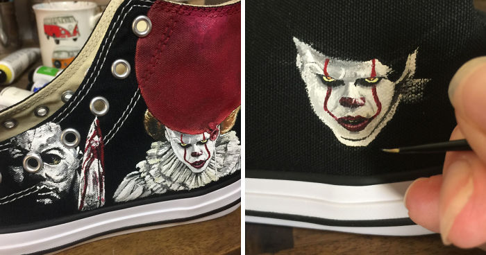 horror shoes converse