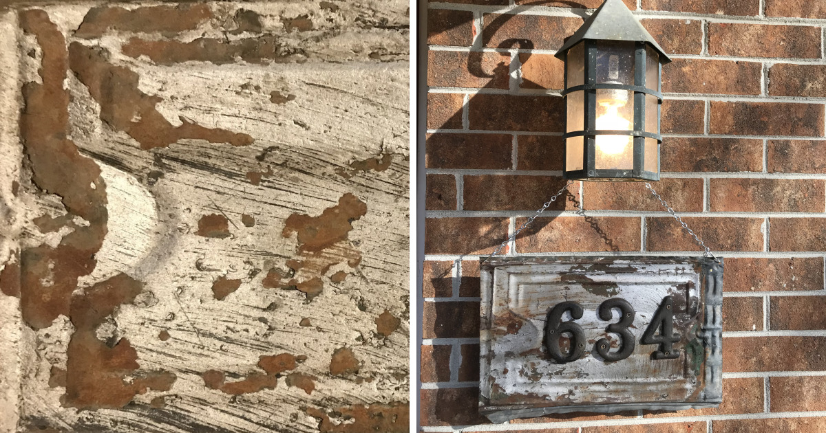 I Transform Architectural Tin Roof Tiles Into Incredible Street Number ...