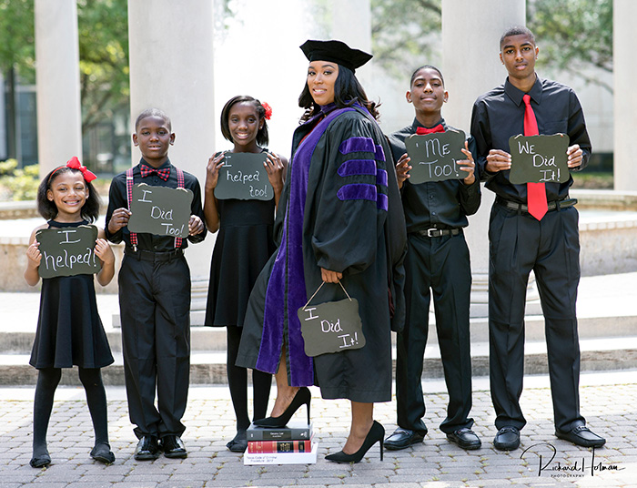 Single Mother Graduates From Law School At 33, Her 5 Children Inspired Her To Keep Going