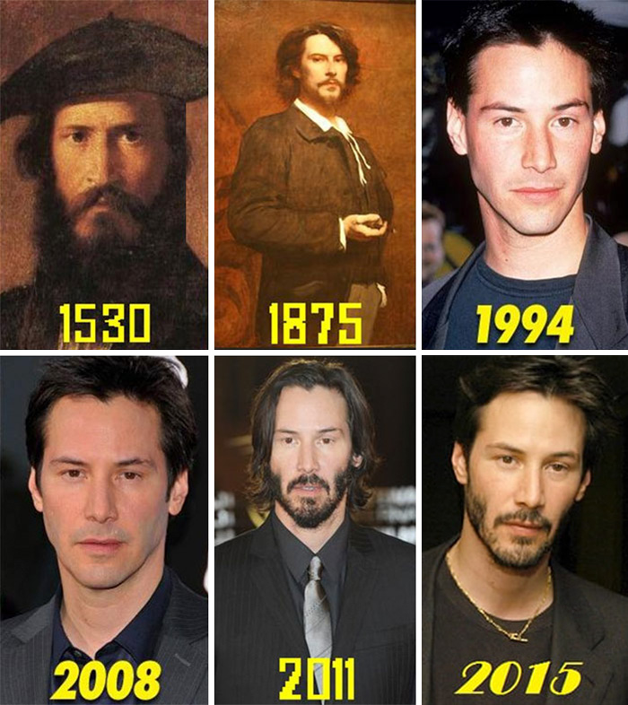 Keanu Reeves' Progress Through The Centuries